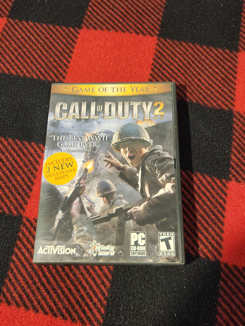 Call of Duty 2 PC CD-ROM Software Activision Incomplete Only Disc 2 3 5 Included